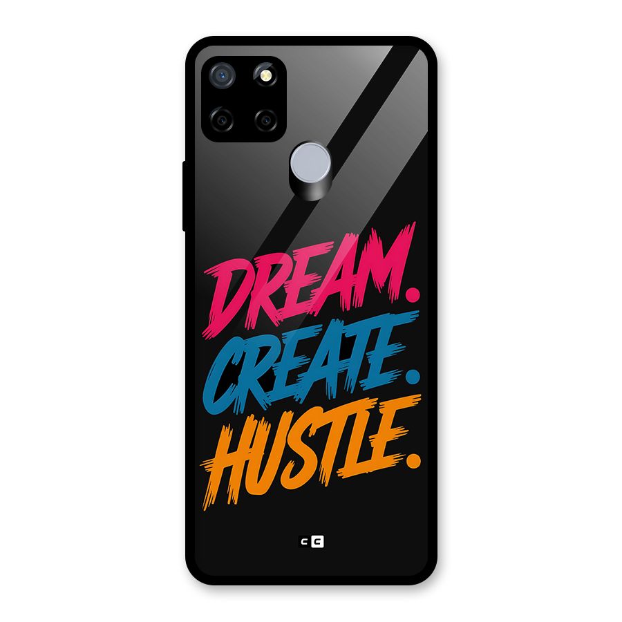 Dream Create Hustle Glass Back Case for Realme Narzo 20