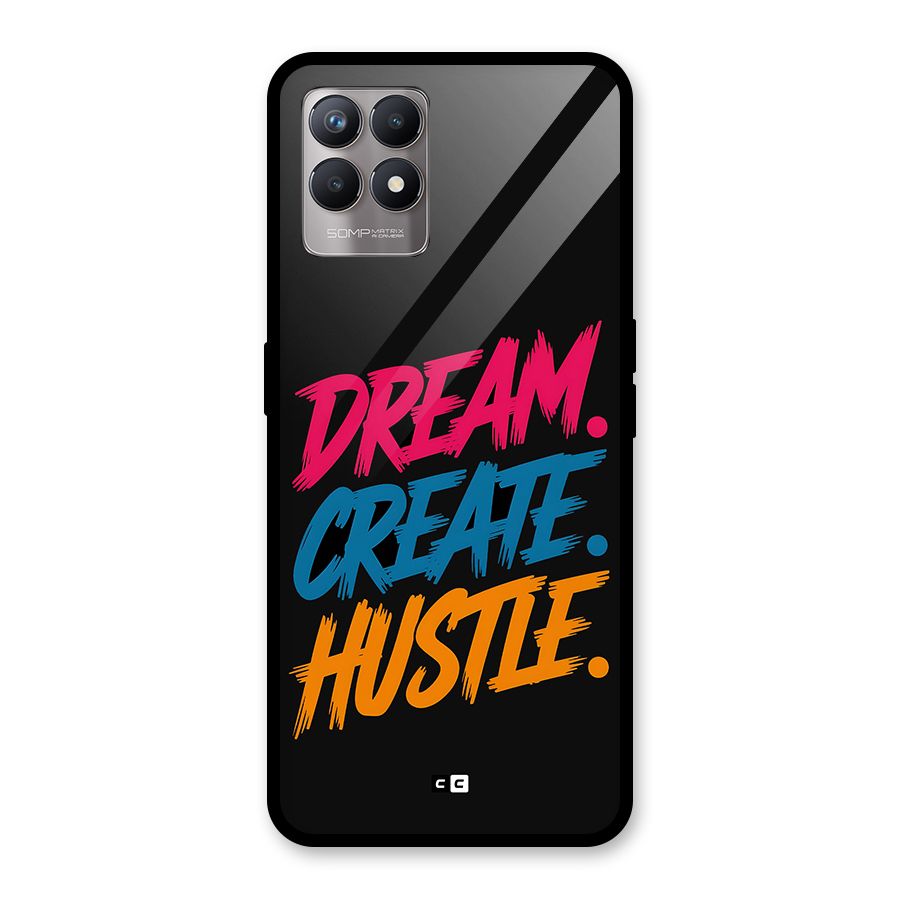 Dream Create Hustle Glass Back Case for Realme Narzo 50