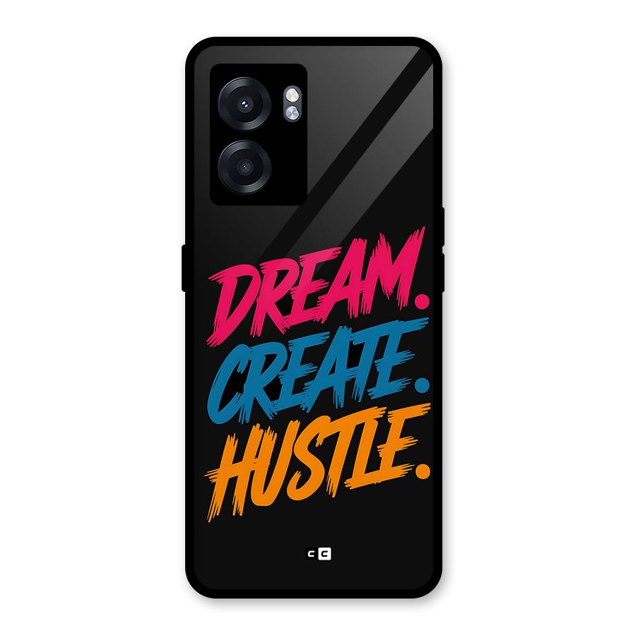Dream Create Hustle Glass Back Case for Realme Narzo 50 5G