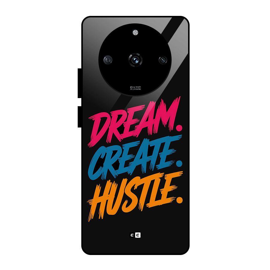 Dream Create Hustle Glass Back Case for Realme Narzo 60 5G