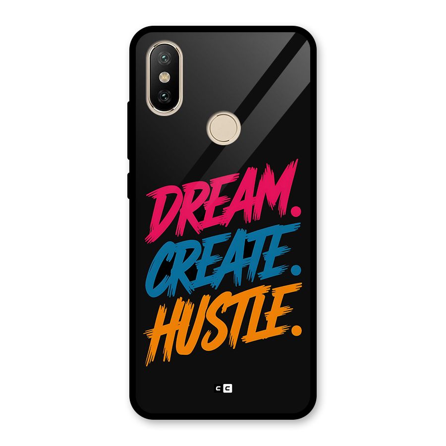 Dream Create Hustle Glass Back Case for Redmi A2