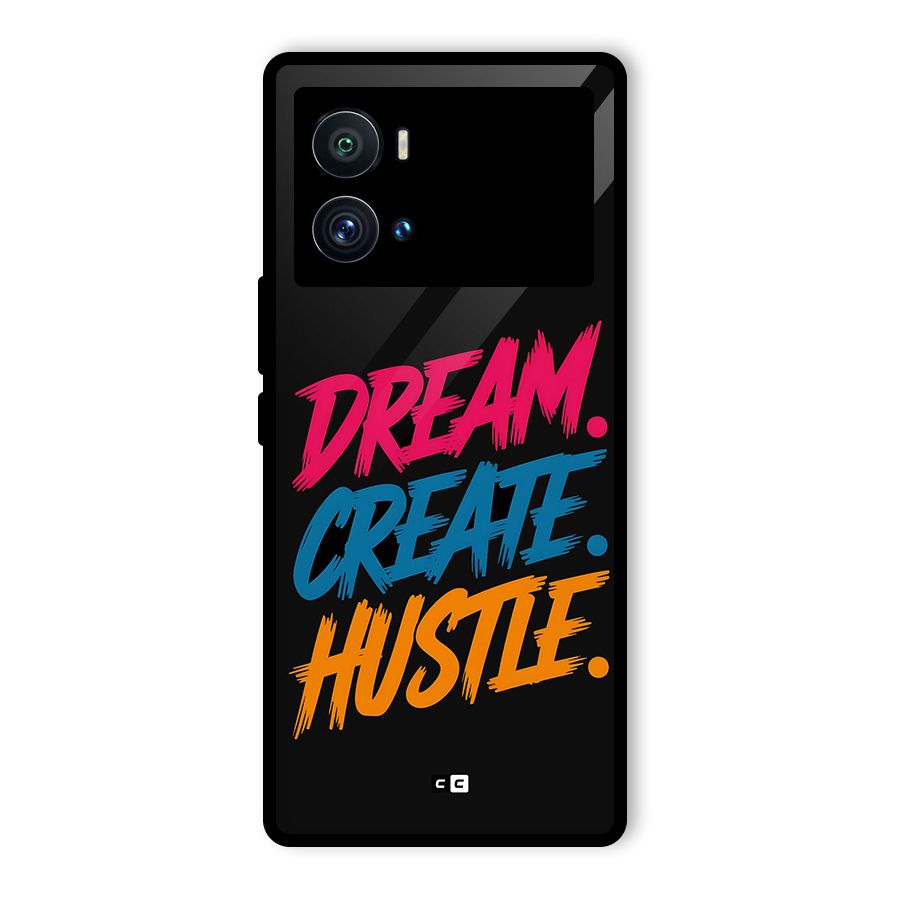 Dream Create Hustle Glass Back Case for Vivo iQOO 9 Pro