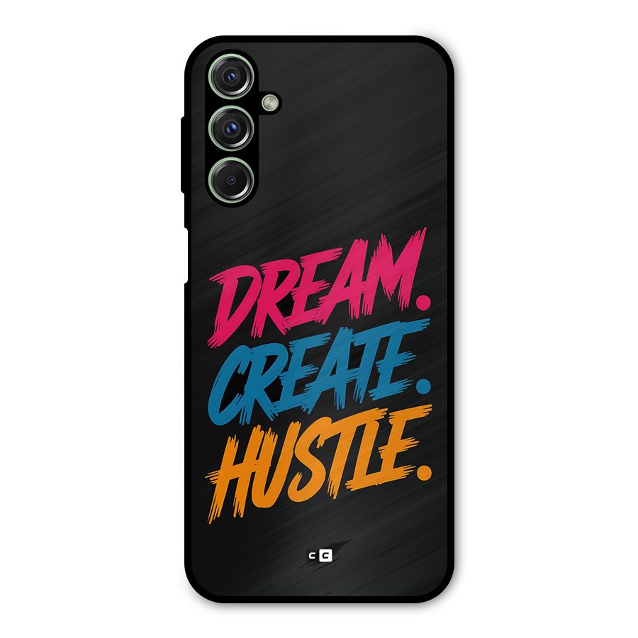 Dream Create Hustle Metal Back Case for Galaxy M34