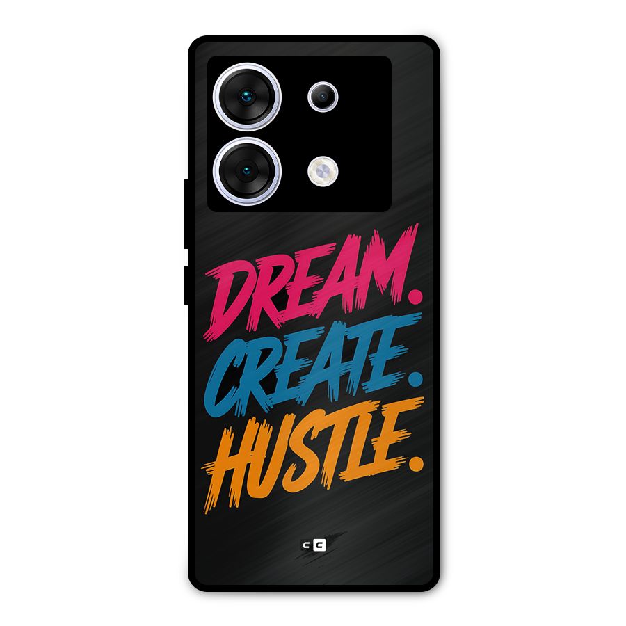 Dream Create Hustle Metal Back Case for Infinix Zero 30 5G