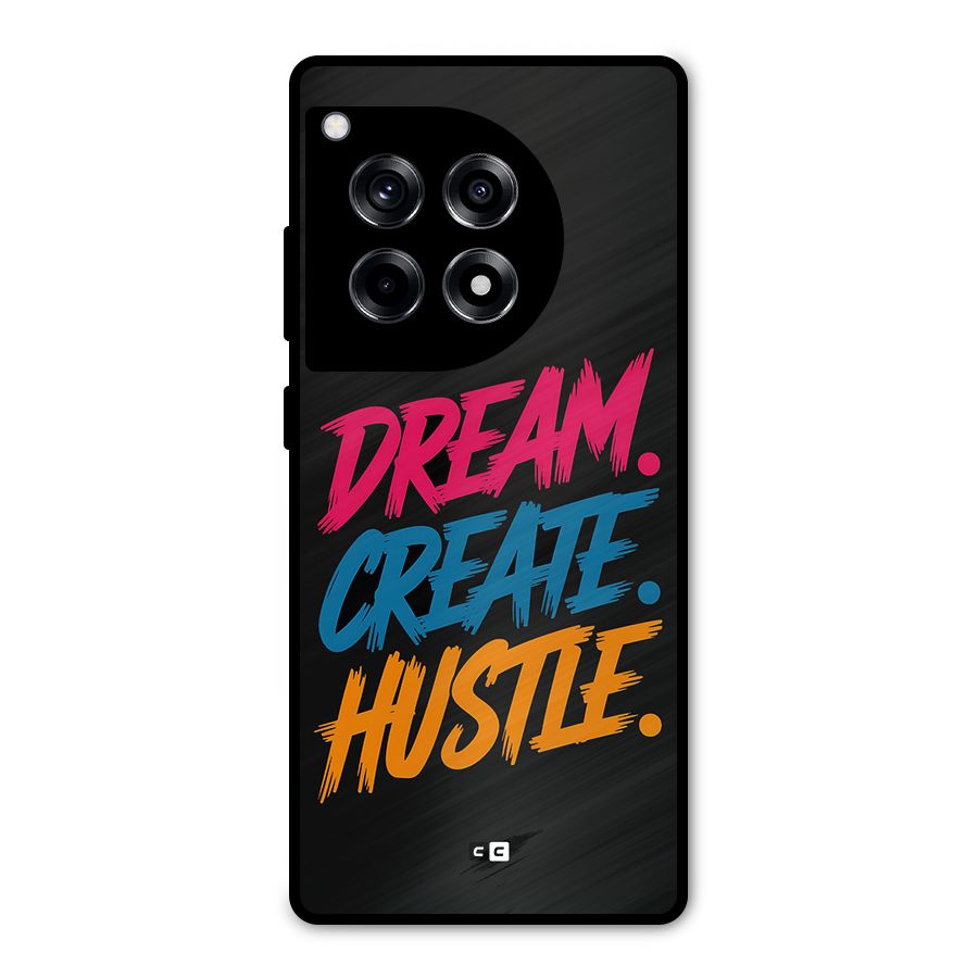 Dream Create Hustle Metal Back Case for OnePlus 12R