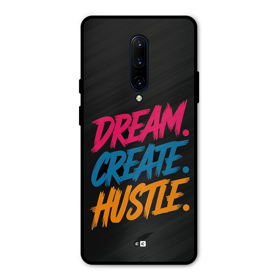 Dream Create Hustle Metal Back Case for OnePlus 7 Pro