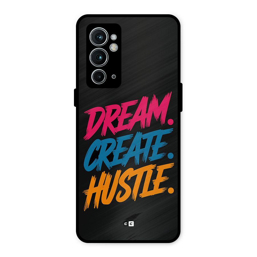 Dream Create Hustle Metal Back Case for OnePlus 9RT 5G
