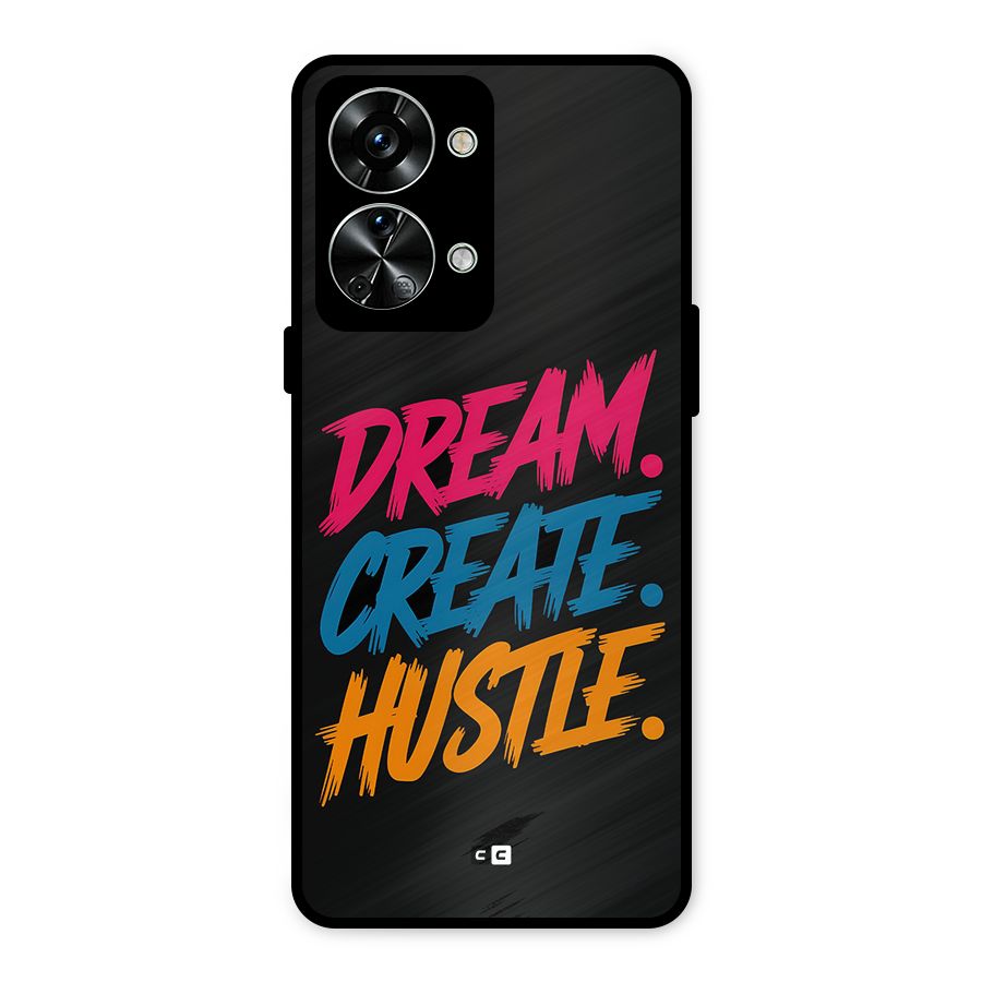 Dream Create Hustle Metal Back Case for OnePlus Nord 2T