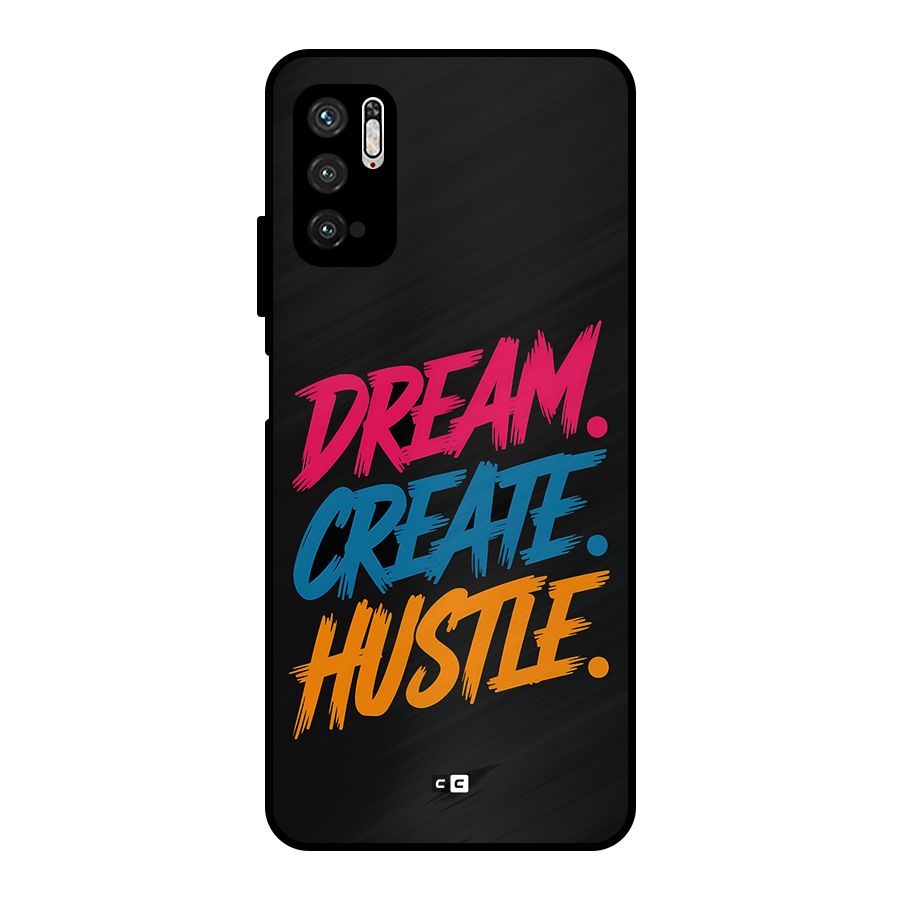 Dream Create Hustle Metal Back Case for Poco M3 Pro 5G