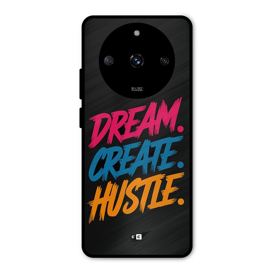 Dream Create Hustle Metal Back Case for Realme Narzo 60 5G