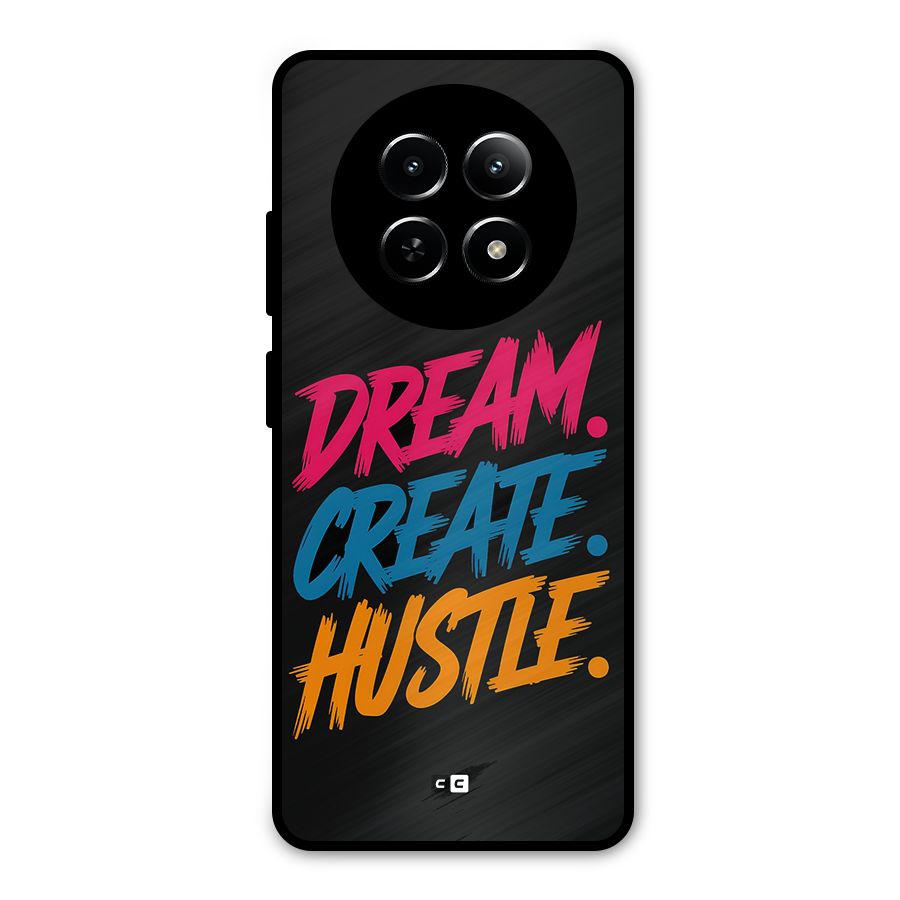 Dream Create Hustle Metal Back Case for Realme Narzo 70x 5G