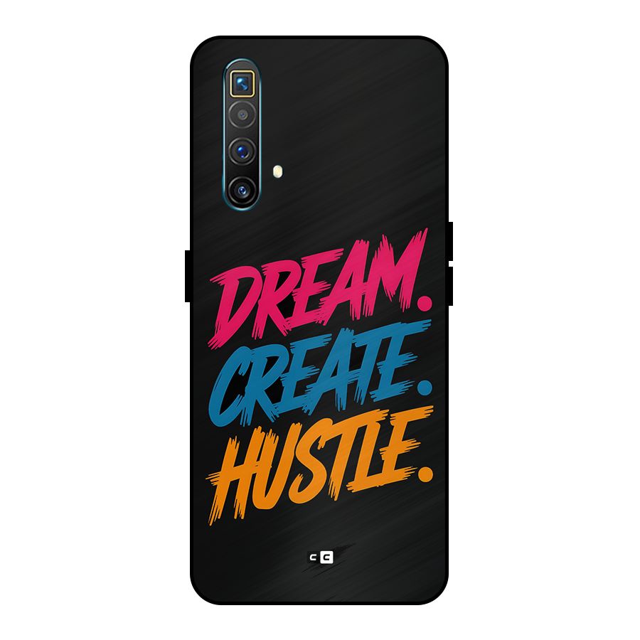 Dream Create Hustle Metal Back Case for Realme X3