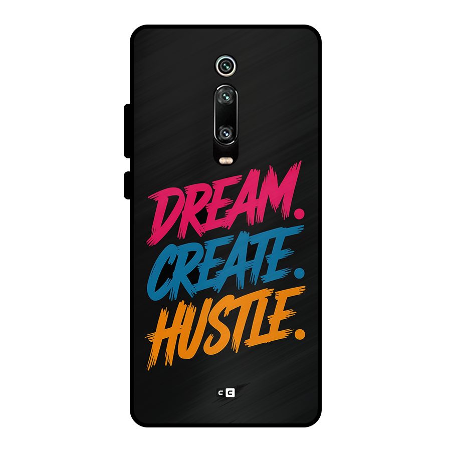 Dream Create Hustle Metal Back Case for Redmi K20