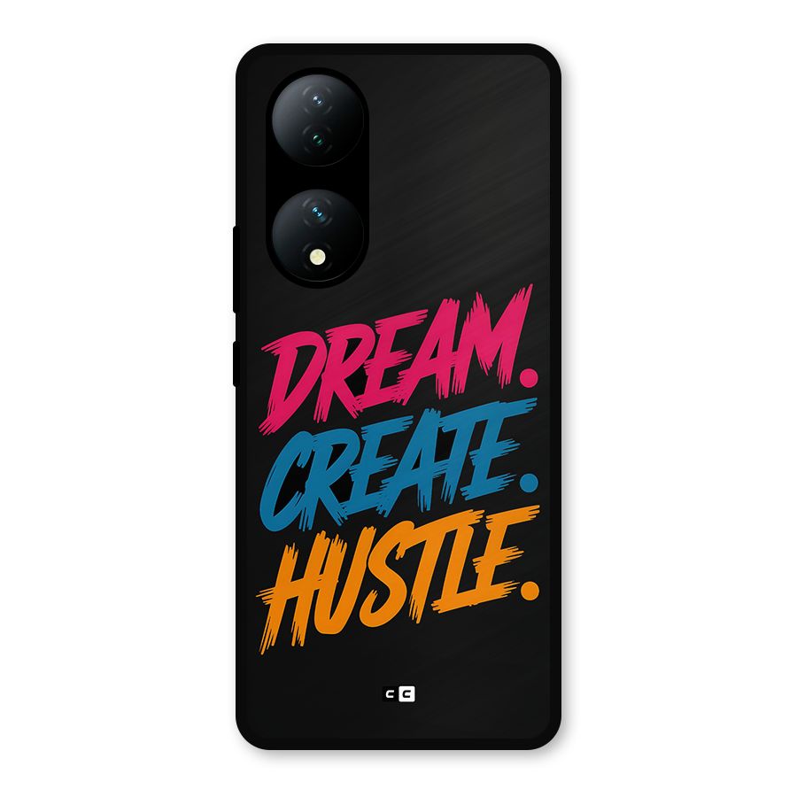 Dream Create Hustle Metal Back Case for Vivo T2