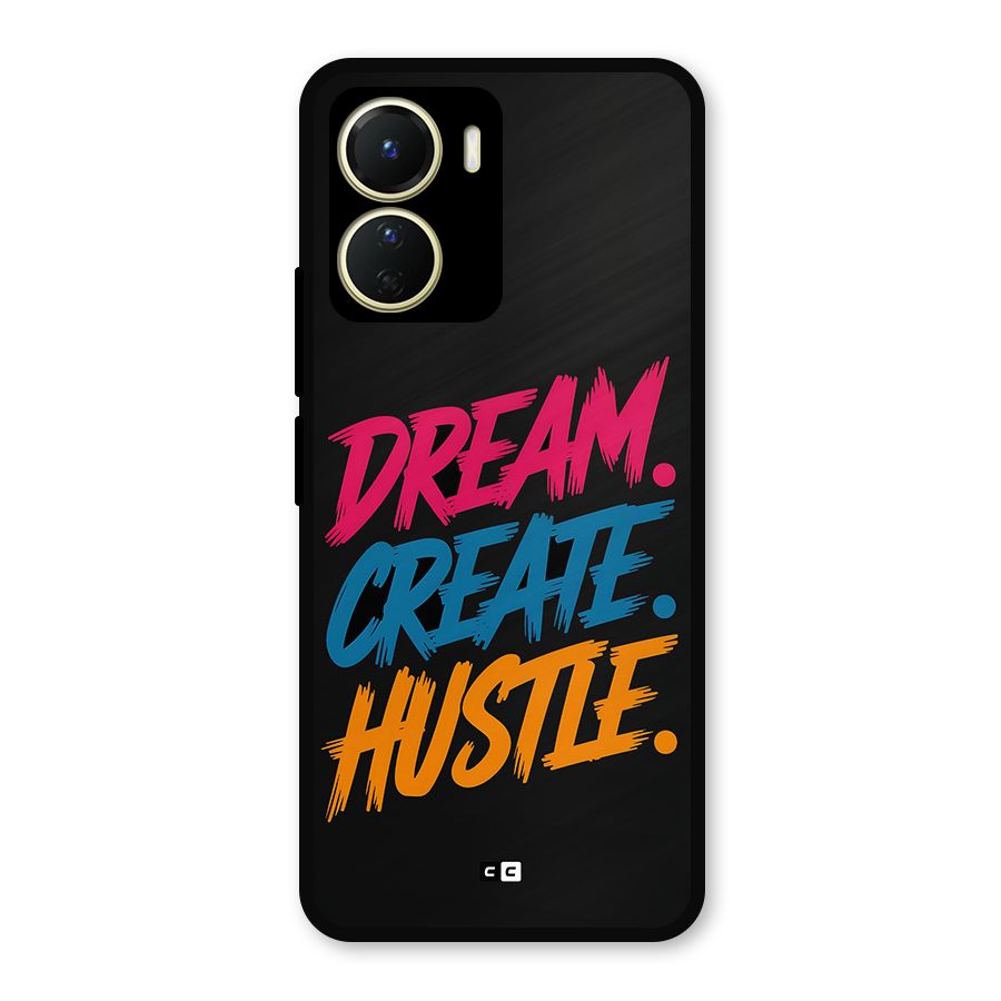 Dream Create Hustle Metal Back Case for Vivo Y16