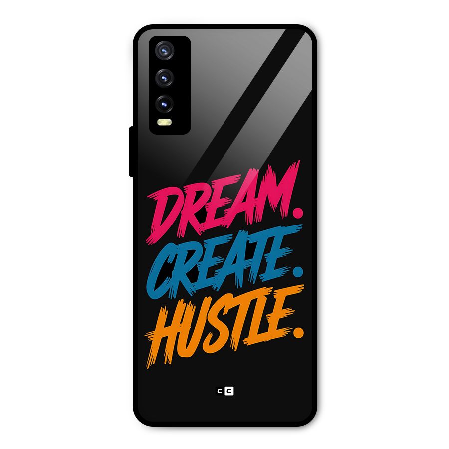 Dream Create Hustle Metal Back Case for Vivo Y20