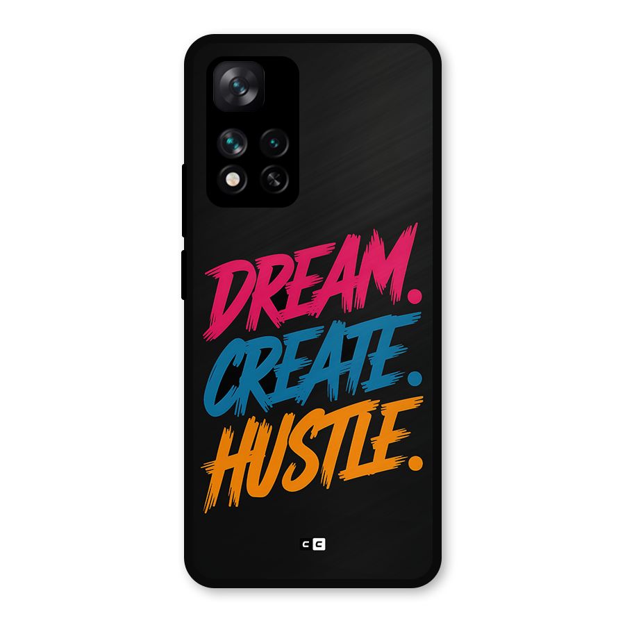 Dream Create Hustle Metal Back Case for Xiaomi 11i Hypercharge 5G