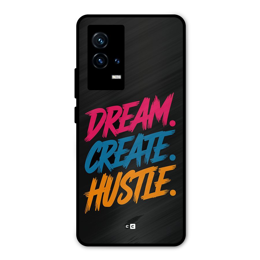 Dream Create Hustle Metal Back Case for iQOO 9 5G