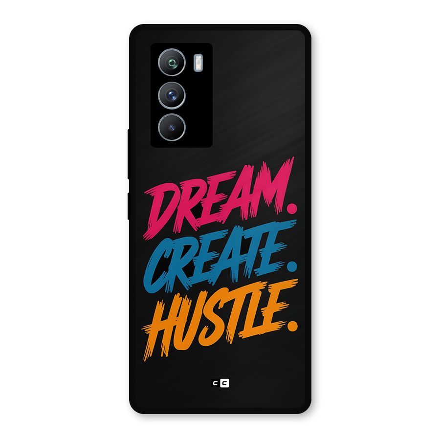 Dream Create Hustle Metal Back Case for iQOO 9 SE