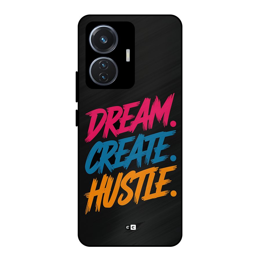 Dream Create Hustle Metal Back Case for iQOO Z6 44W