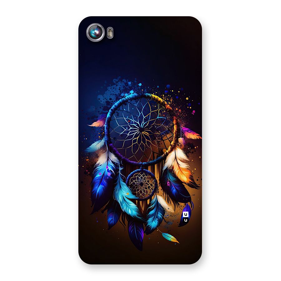 Dream Feather Back Case for Canvas Fire 4 (A107)