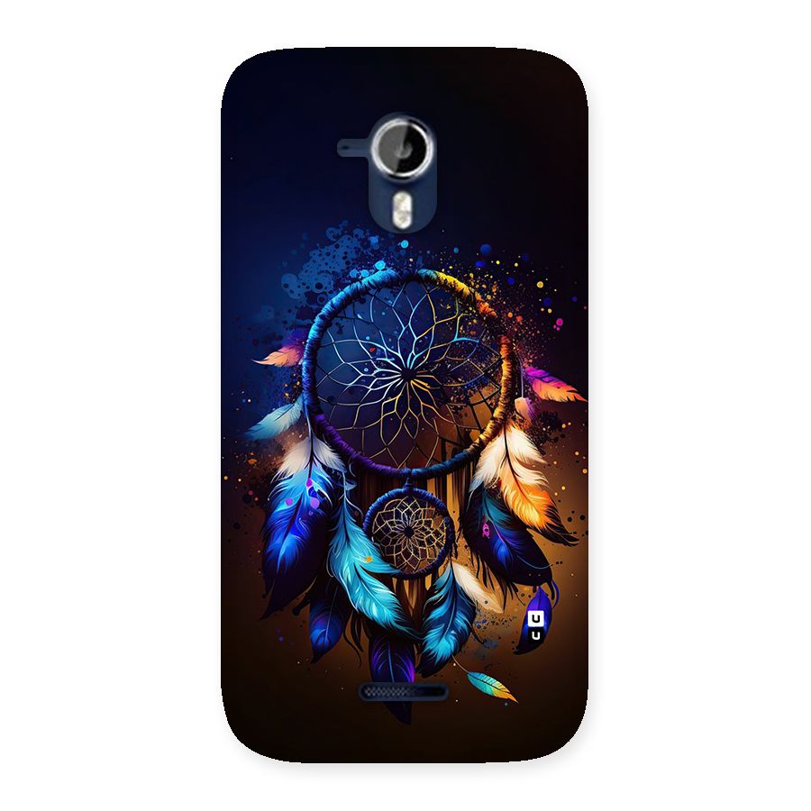 Dream Feather Back Case for Canvas Magnus A117