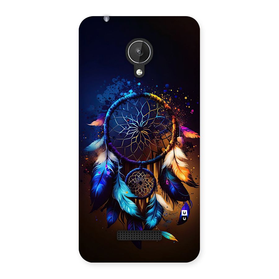 Dream Feather Back Case for Canvas Spark Q380
