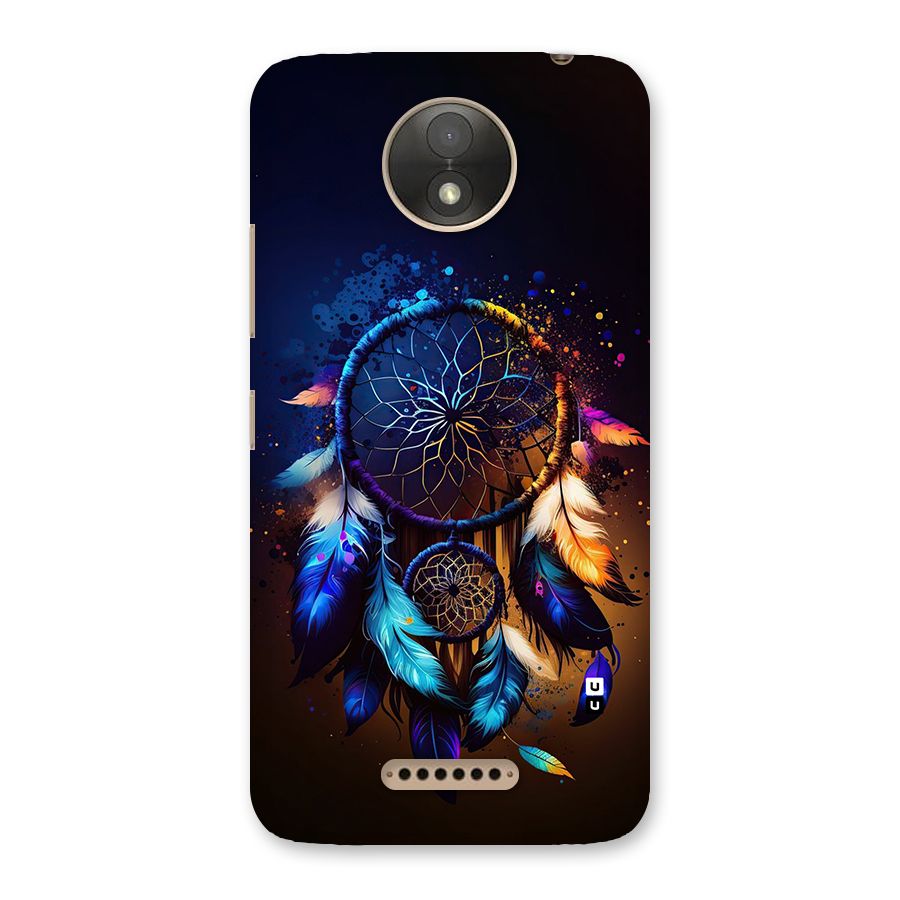 Dream Feather Back Case for Moto C Plus