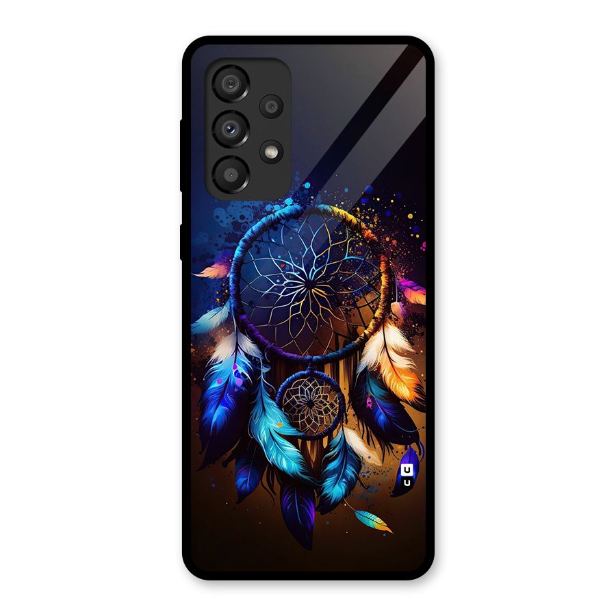 Dream Feather Glass Back Case for Galaxy A33 5G
