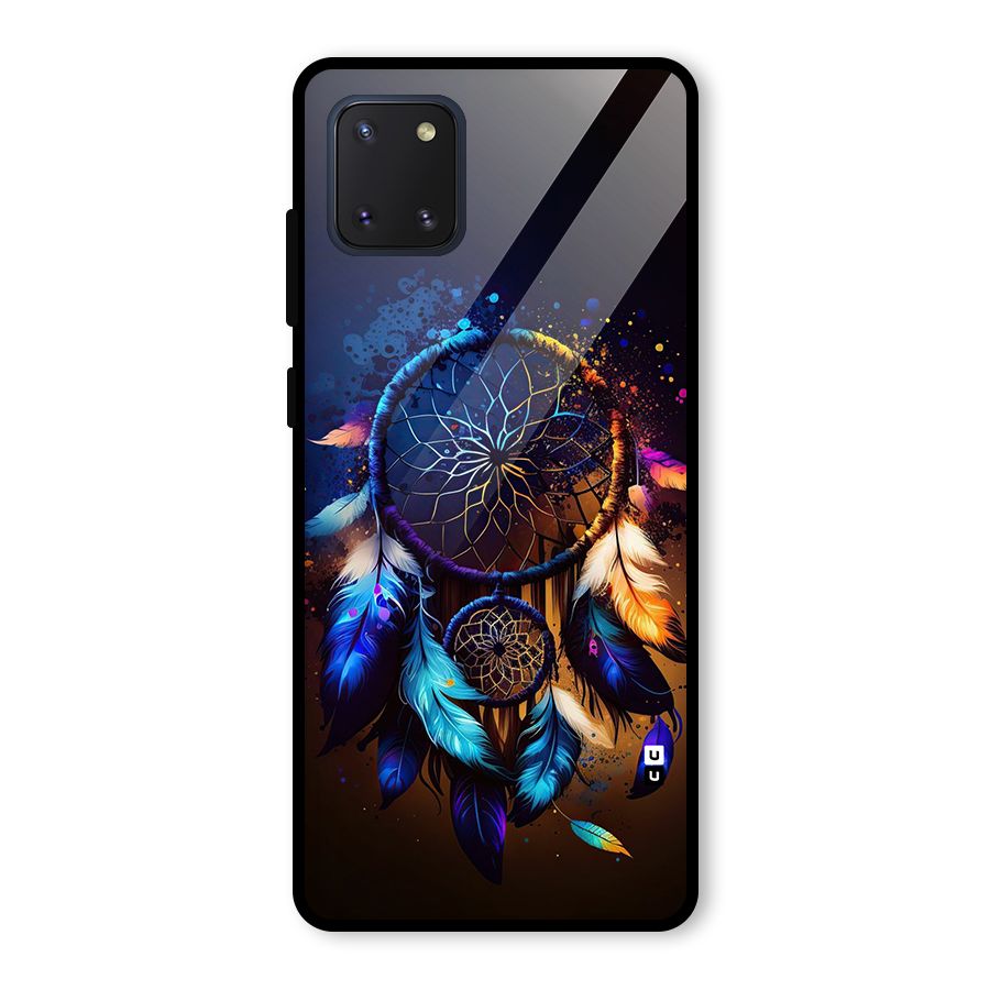 Dream Feather Glass Back Case for Galaxy Note 10 Lite