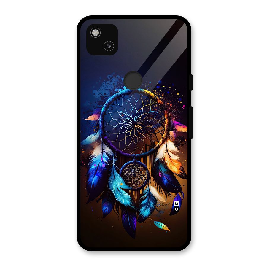 Dream Feather Glass Back Case for Google Pixel 4a