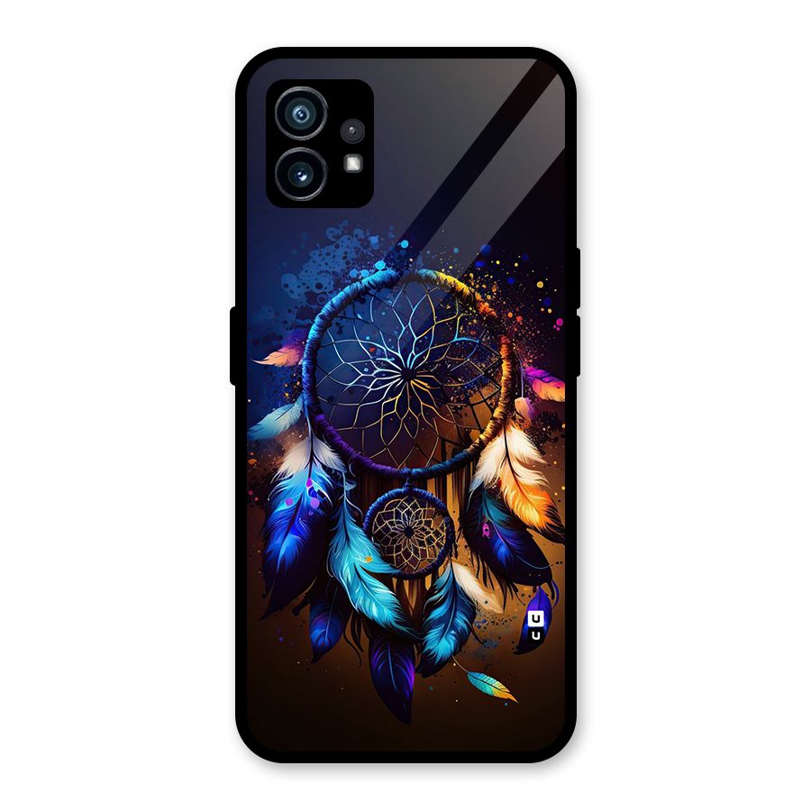 Dream Feather Glass Back Case for Nothing Phone 1