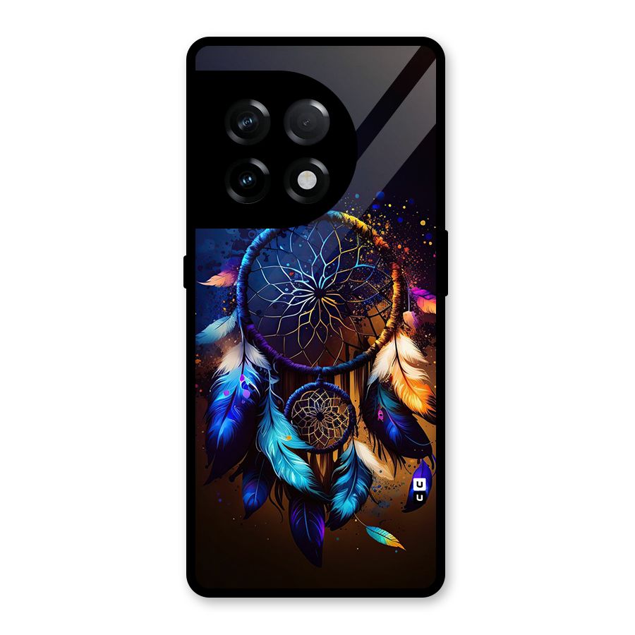 Dream Feather Glass Back Case for OnePlus 11R
