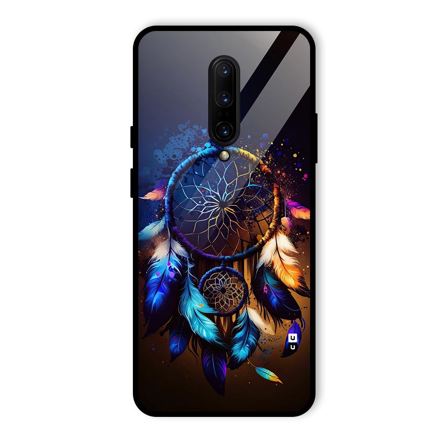 Dream Feather Glass Back Case for OnePlus 7 Pro