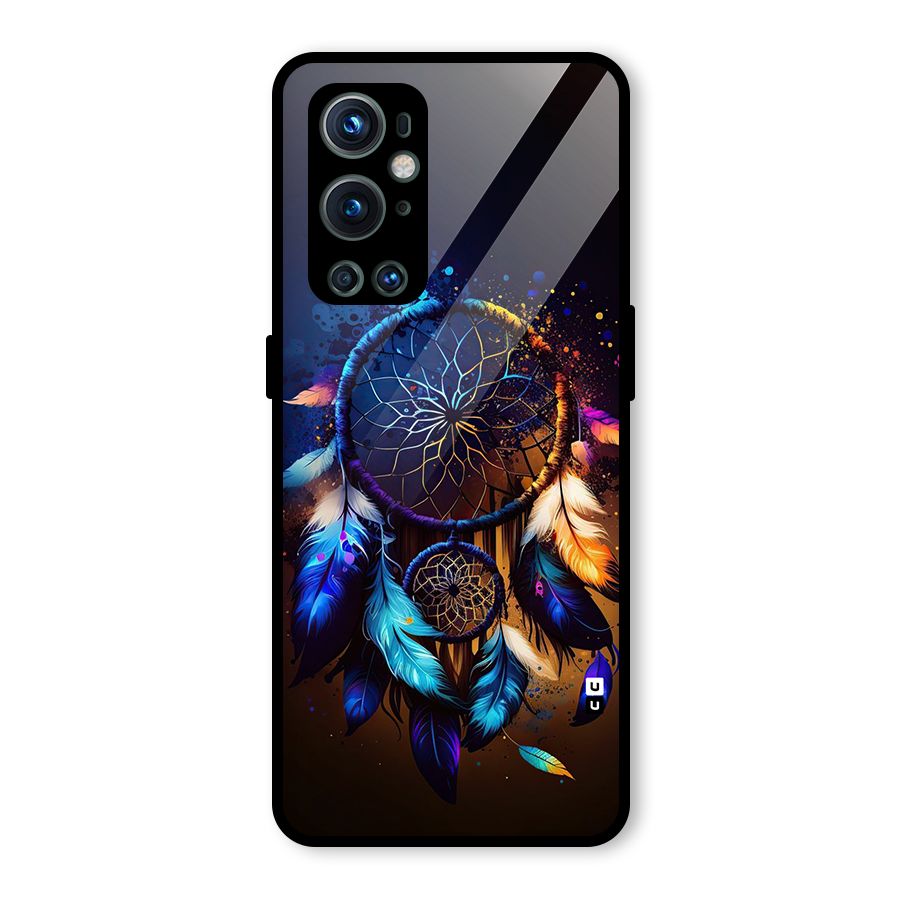 Dream Feather Glass Back Case for OnePlus 9 Pro