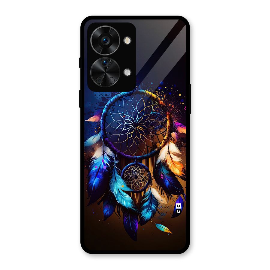 Dream Feather Glass Back Case for OnePlus Nord 2T