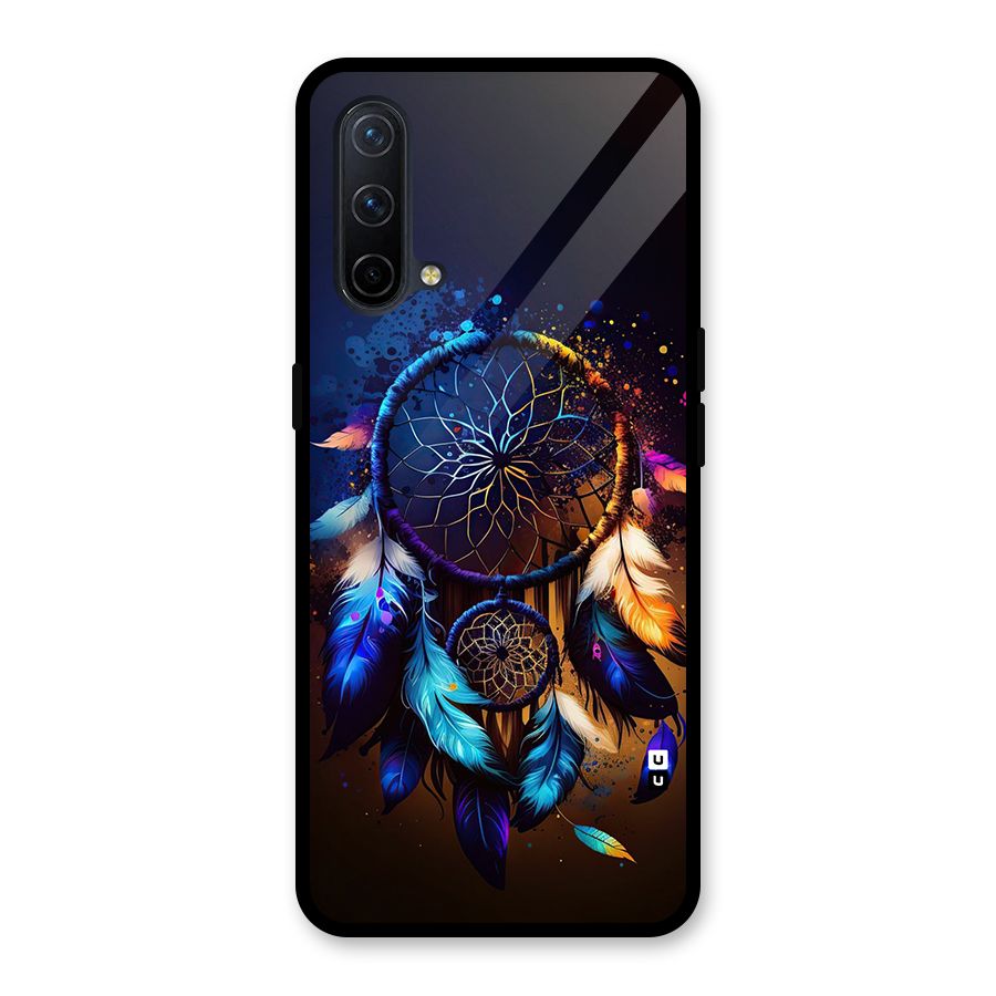 Dream Feather Glass Back Case for OnePlus Nord CE 5G