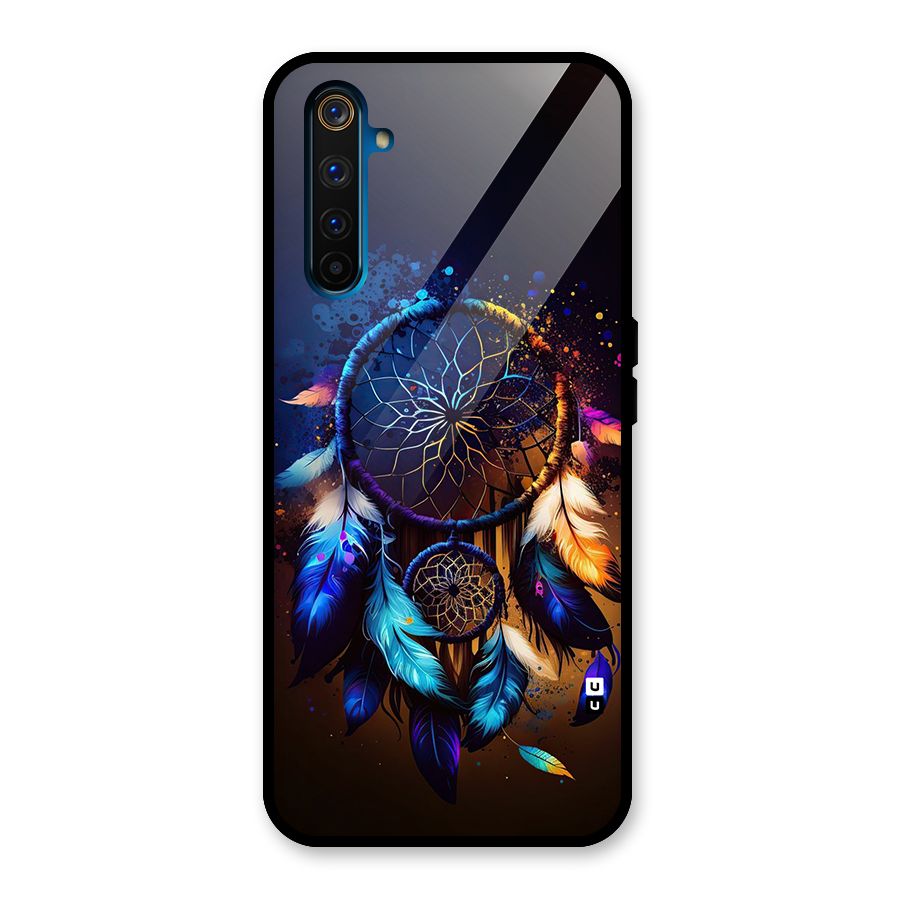 Dream Feather Glass Back Case for Realme 6 Pro