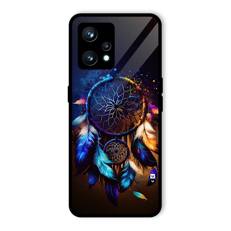 Dream Feather Glass Back Case for Realme 9 Pro Plus 5G