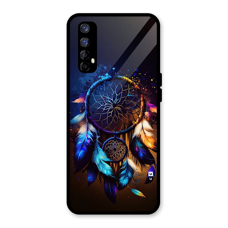 Dream Feather Glass Back Case for Realme Narzo 20 Pro