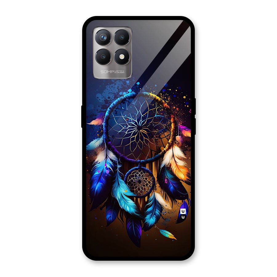Dream Feather Glass Back Case for Realme Narzo 50