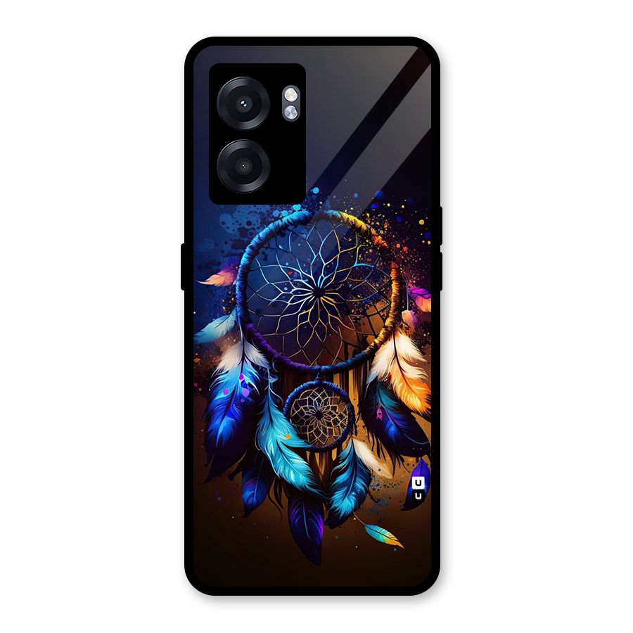 Dream Feather Glass Back Case for Realme Narzo 50 5G