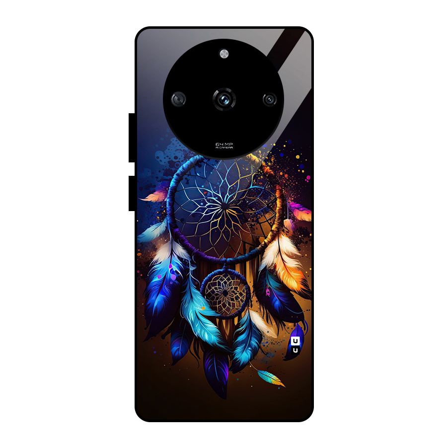 Dream Feather Glass Back Case for Realme Narzo 60 5G