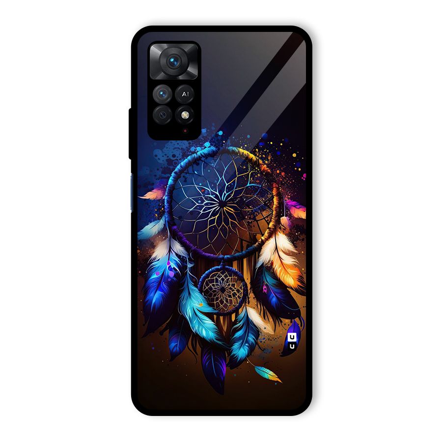 Dream Feather Glass Back Case for Redmi Note 11 Pro Plus 5G