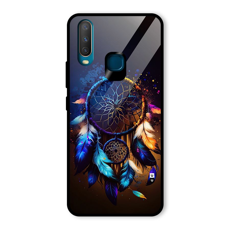 Dream Feather Glass Back Case for Vivo U10