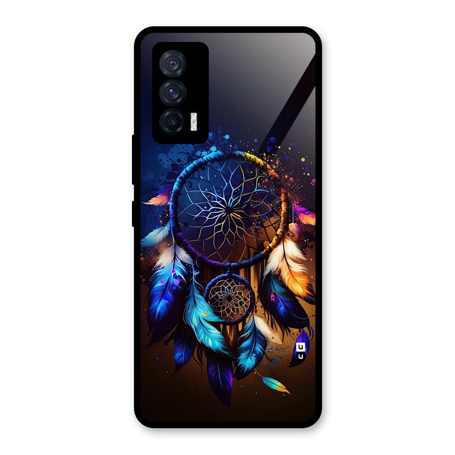 Dream Feather Glass Back Case for Vivo iQOO 7 5G