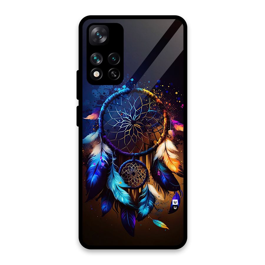 Dream Feather Glass Back Case for Xiaomi 11i 5G