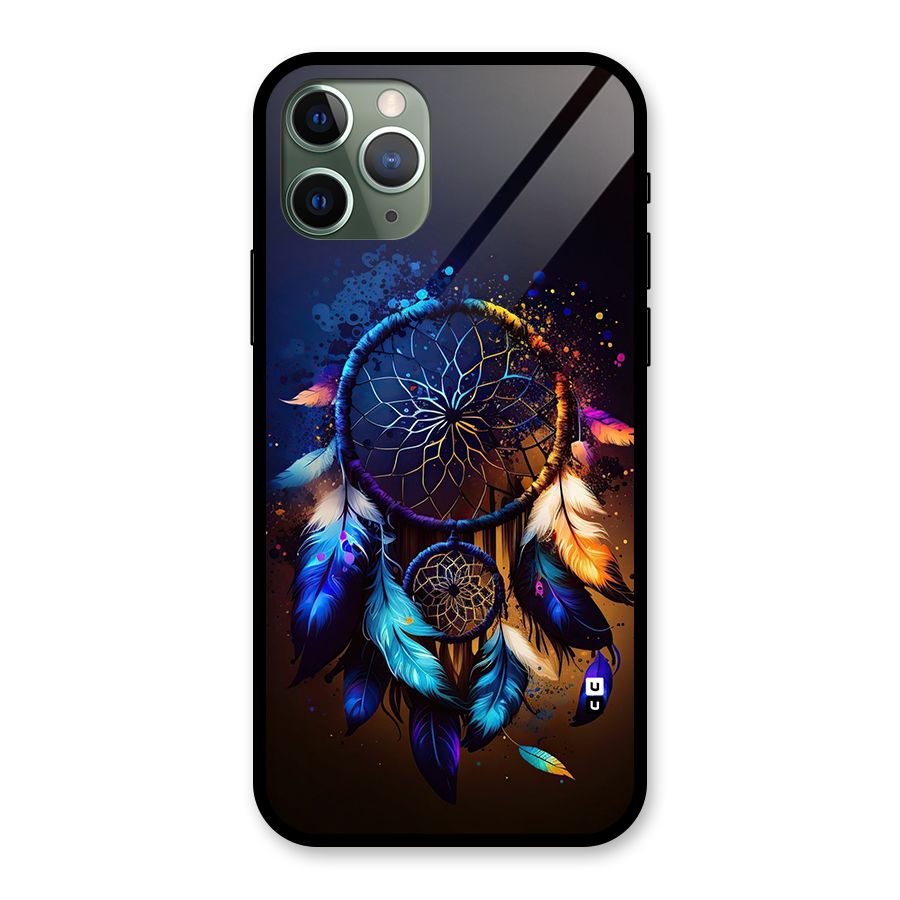Dream Feather Glass Back Case for iPhone 11 Pro