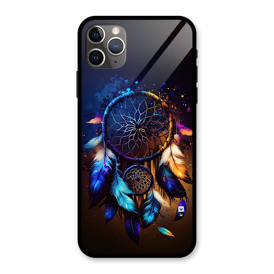 Dream Feather Glass Back Case for iPhone 11 Pro Max