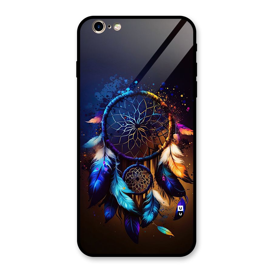 Dream Feather Glass Back Case for iPhone 6 Plus 6S Plus